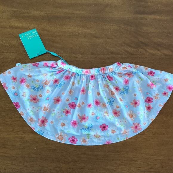 Posh peanut Clarissa toddler girl skort size 2T NEW WT bamboo / flower pattern - Picture 5 of 6